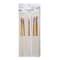 Long Handle Gold Synthetic Paintbrush Set By Artist's Loft® Necessities™